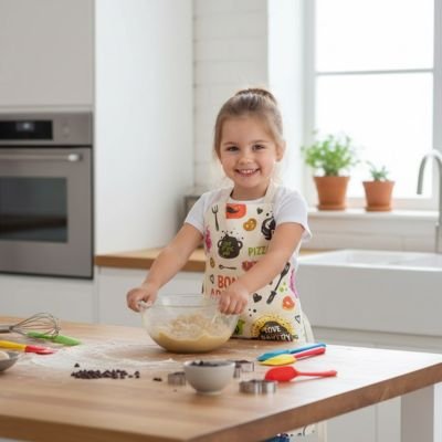 Tablier de cuisine enfant resistant P'tit Chef