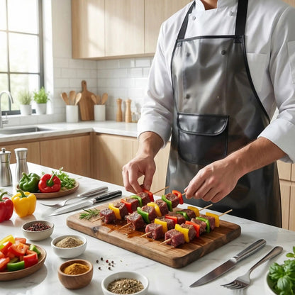 tablier de cuisine imperméable cristal