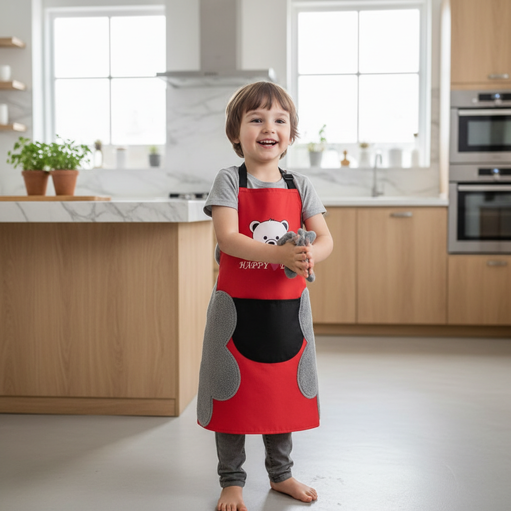 tablier enfant cuisine ajustable imperméable autonomie