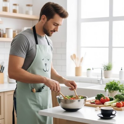 Tablier protection duo chef