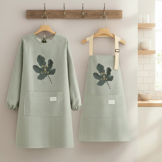 tabliers de cuisine set 2 coton-lin